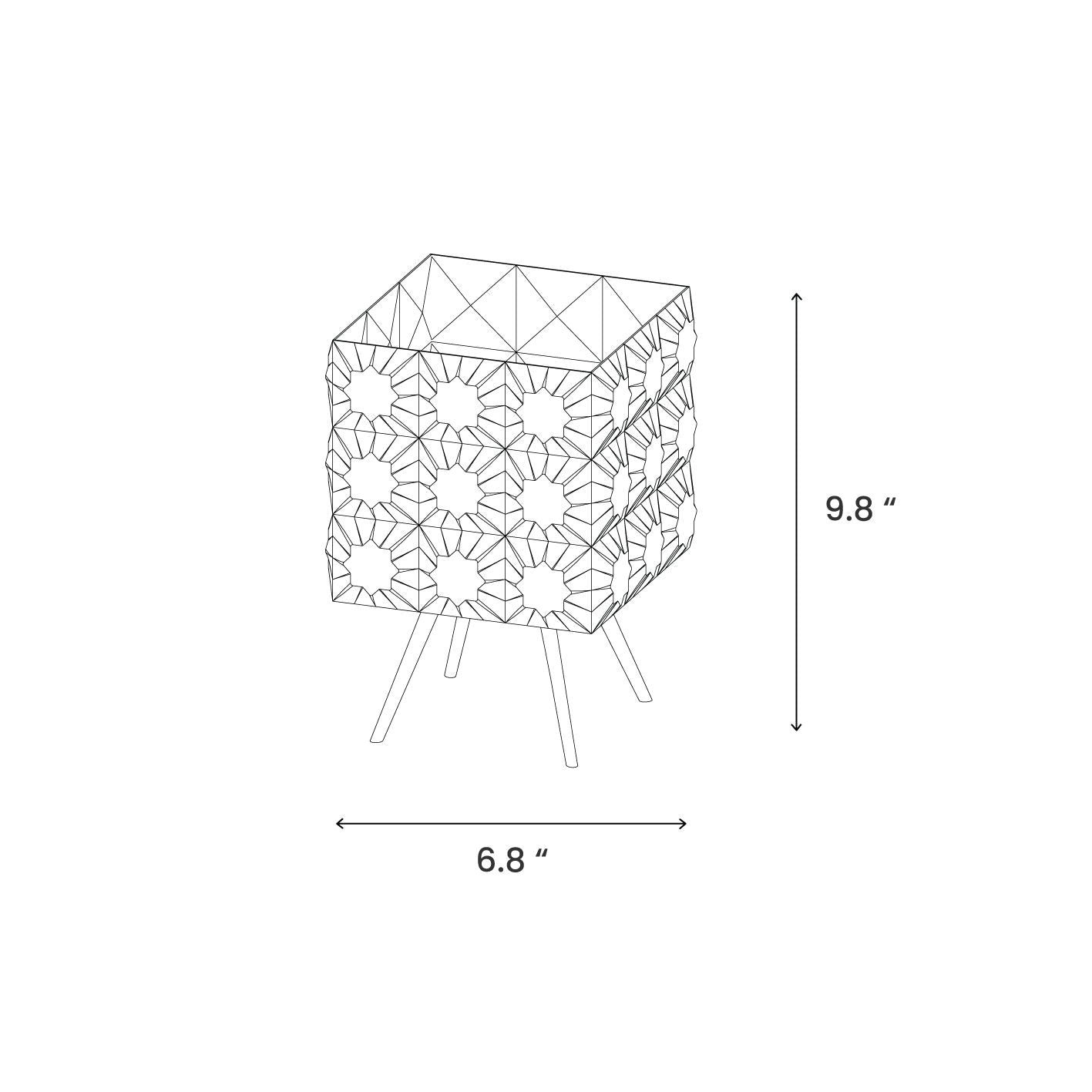 Zellige Lantern lampe